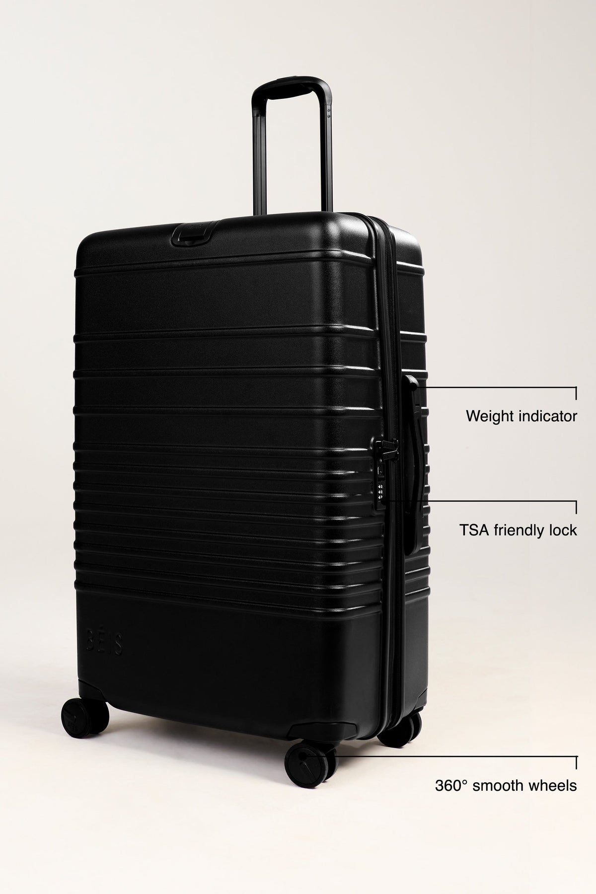 Resale The Large Check-In Roller in All Black