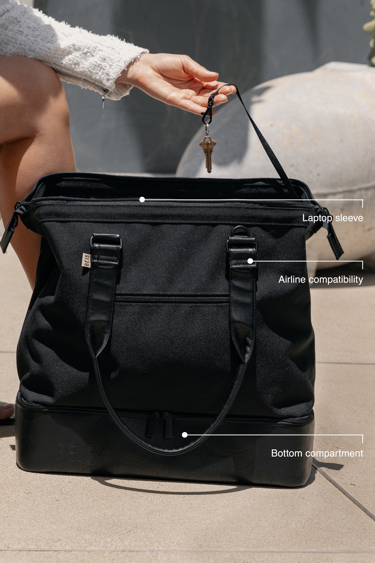 Le Mini Weekender en noir