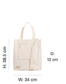 BÉIS 'The East To West Tote' in Beige - Beige Recycled Carry-On Travel ...