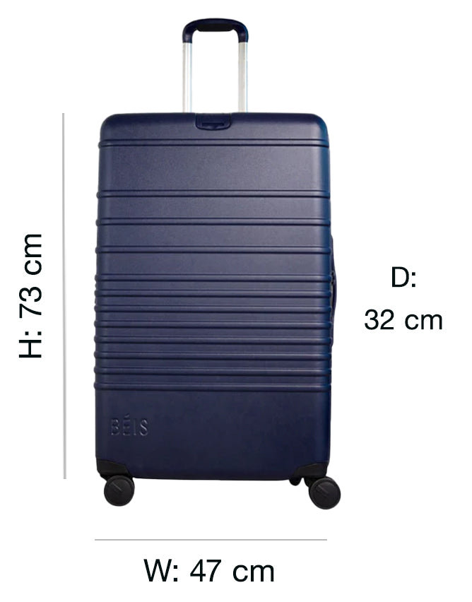 The Large Check-In Roller in Navy