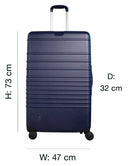 BÉIS 'The Carry-On Roller' in Navy - 21