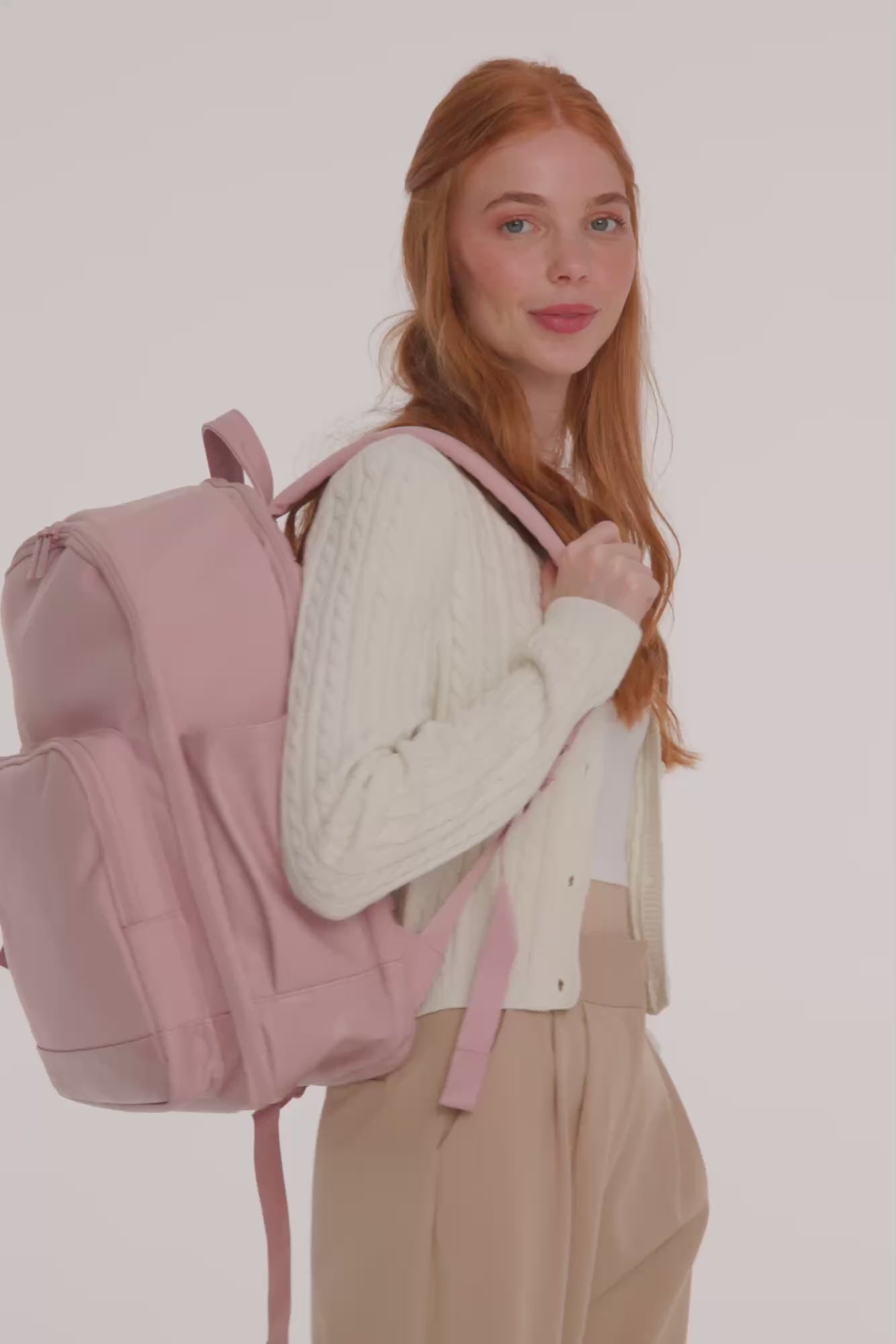 The Backpack in Atlas Pink