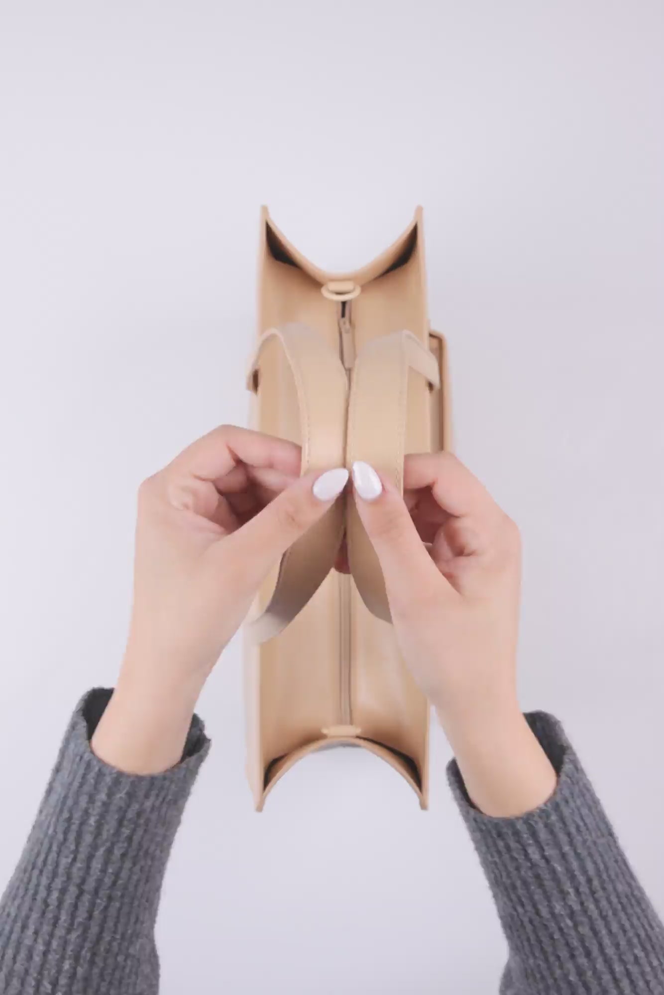 BÉIS 'The Large Work Tote' in Beige - Work Bag For Women & Laptop