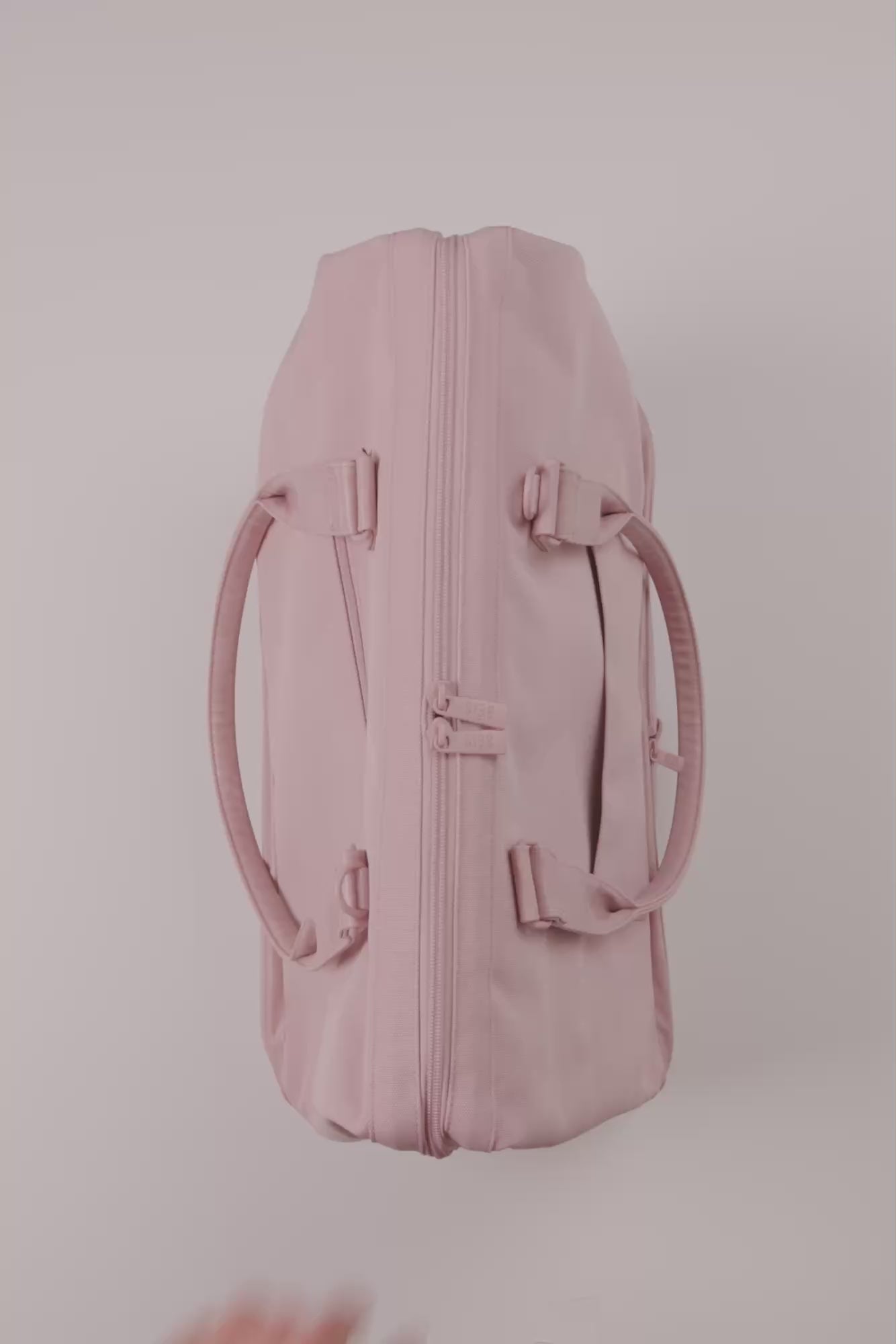 Pink weekender duffle on sale bag