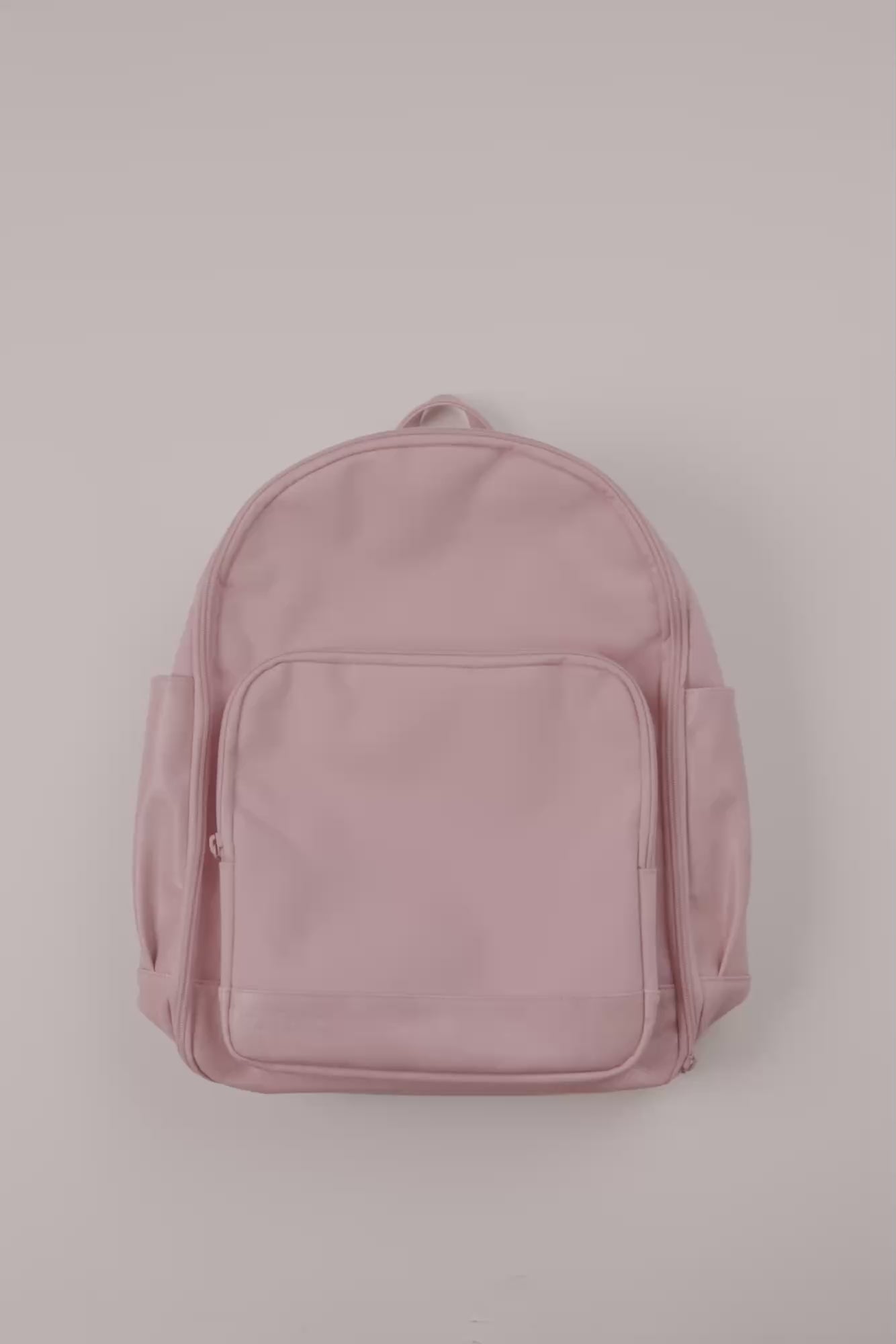 Béis 'The Backpack' in Atlas Pink - Pink Laptop Backpack For Work