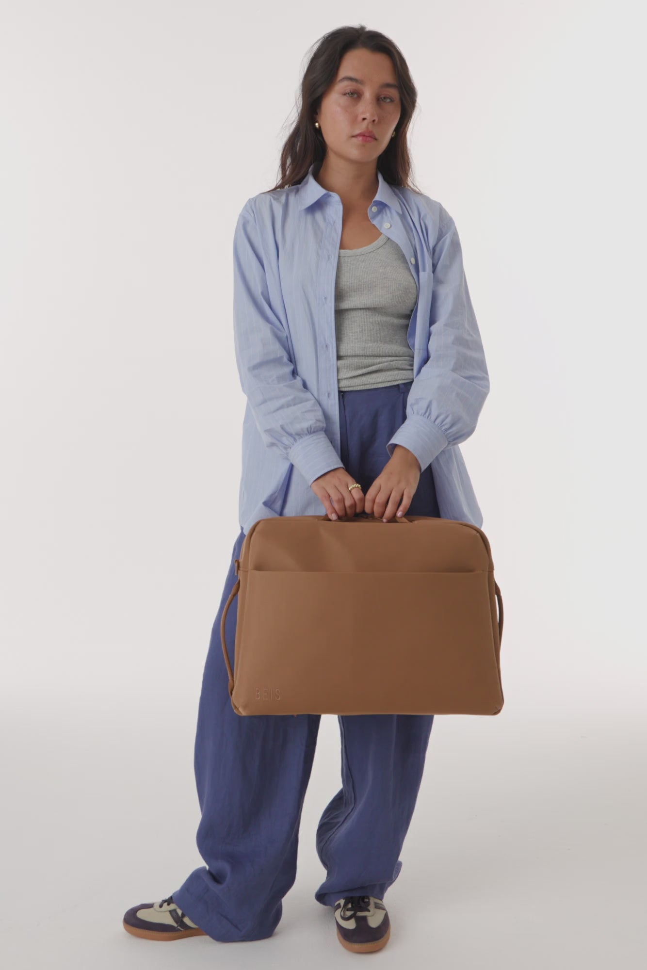 The Ultimate Travel Duffle in Camel