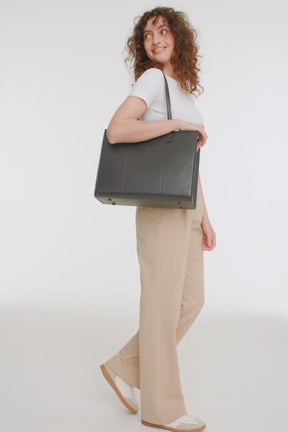 BÉIS 'The Work Tote' in Black - Work Bag For Women & Laptop Tote Bag ...