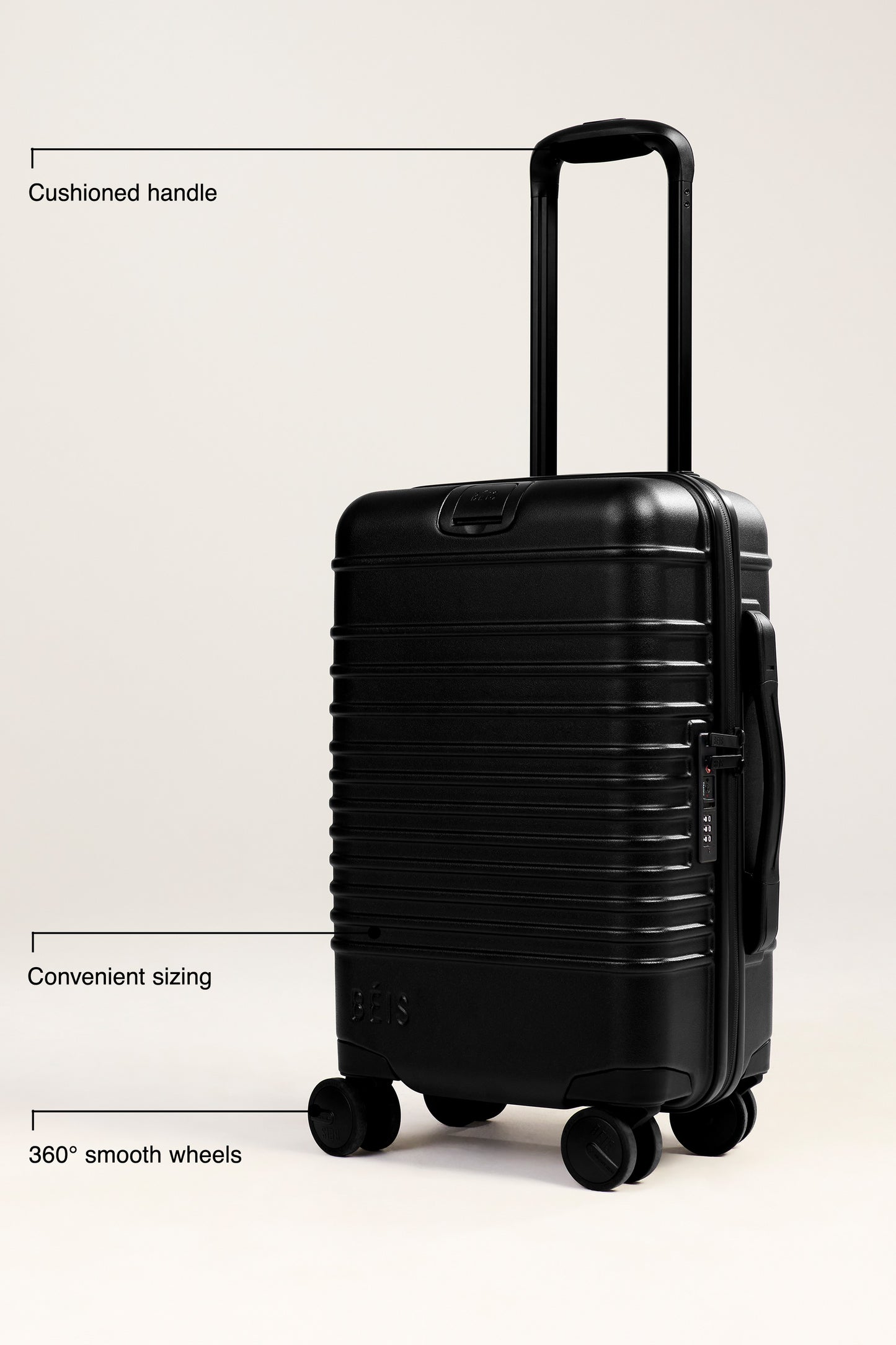 The Small Carry-On Roller in All Black