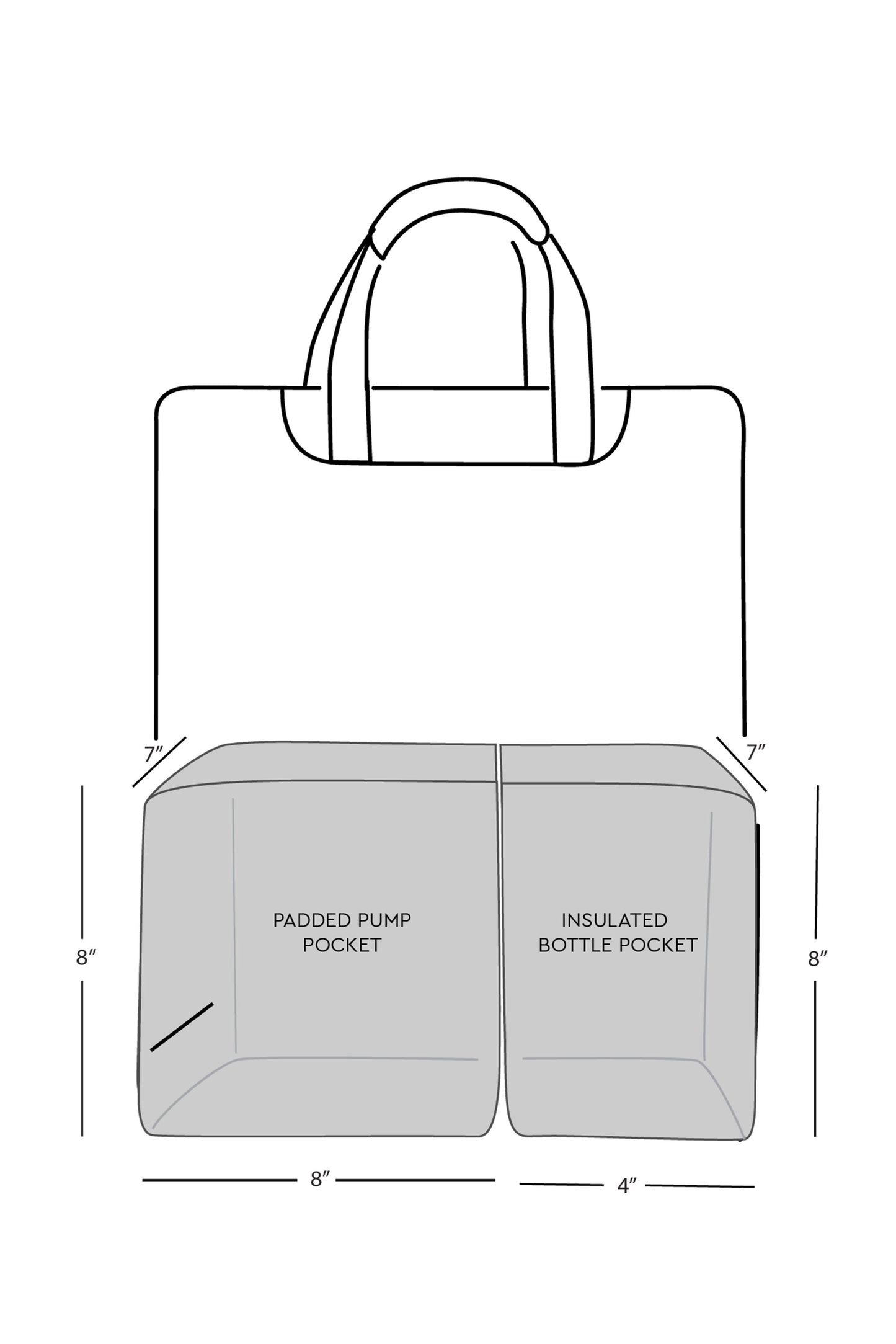 Pumping Backpack Black Design Sketch
