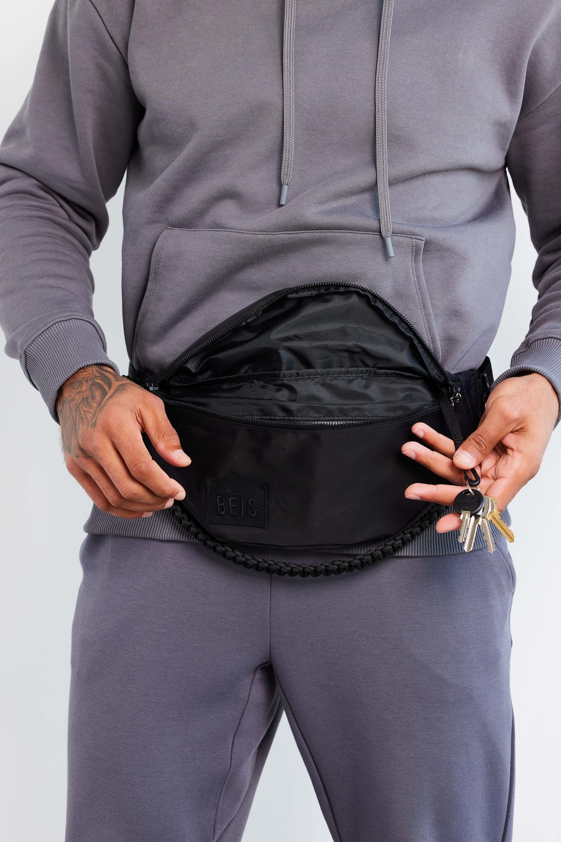 Fanny Pack Black for Men Belt Bag Bum Bag Crossbody Bag -  Canada