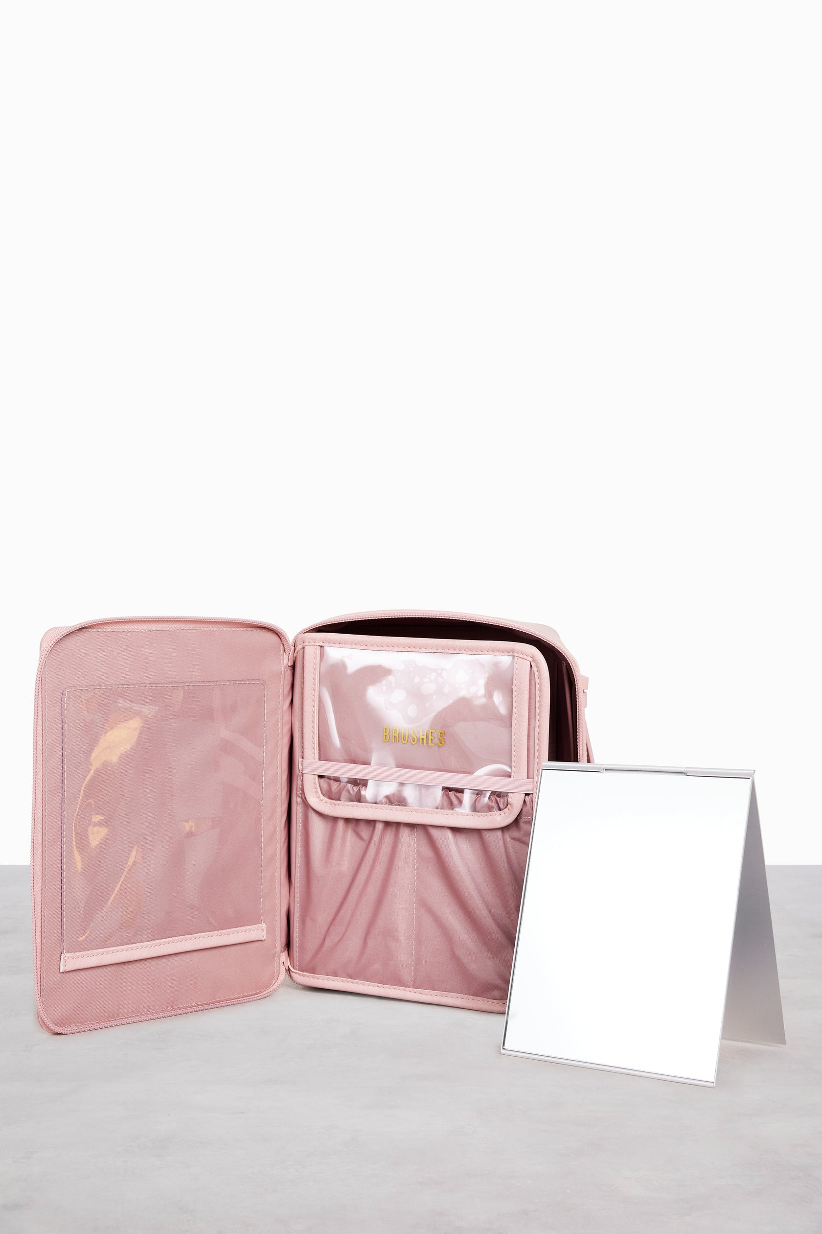 BÉIS 'Cosmetic Case' In Atlas Pink Pink Makeup Organizer & Travel