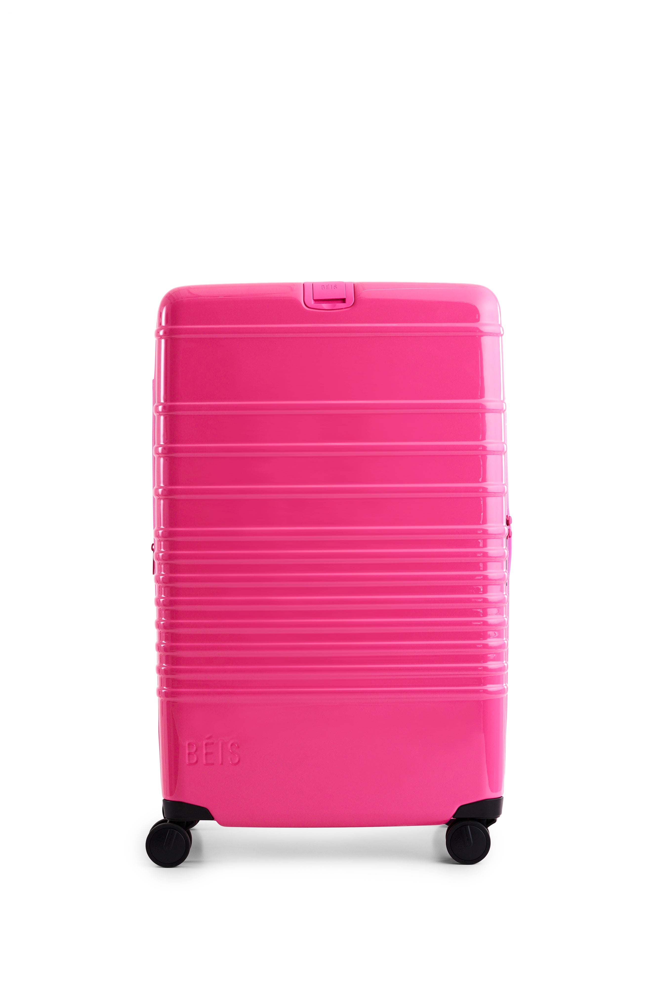 BEIS The Large Check In Roller in Barbie Pink 29 Large Pink Luggage Suitcases BEIS Travel CA