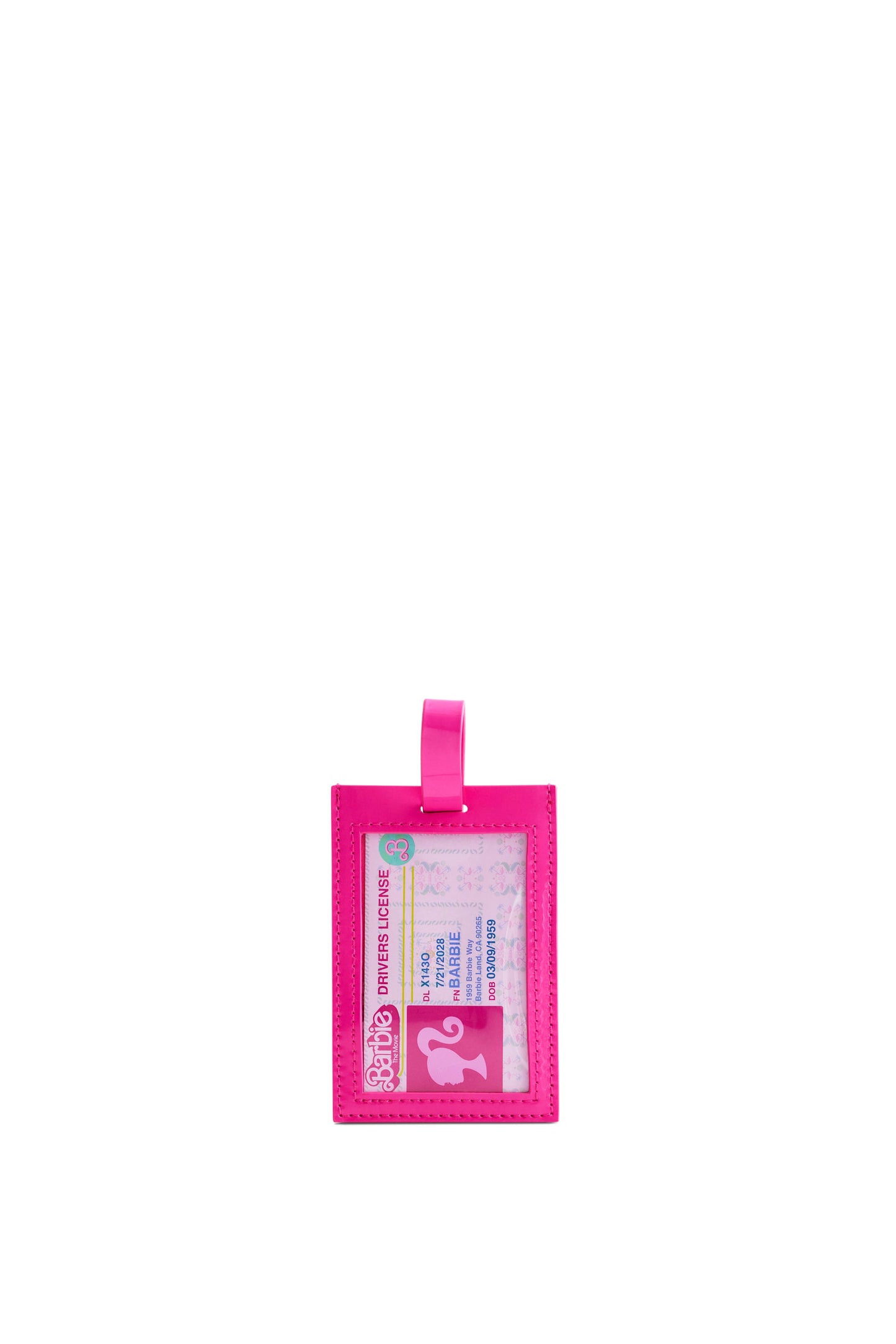 The Passport & Luggage Tag Set in Barbie™ Pink