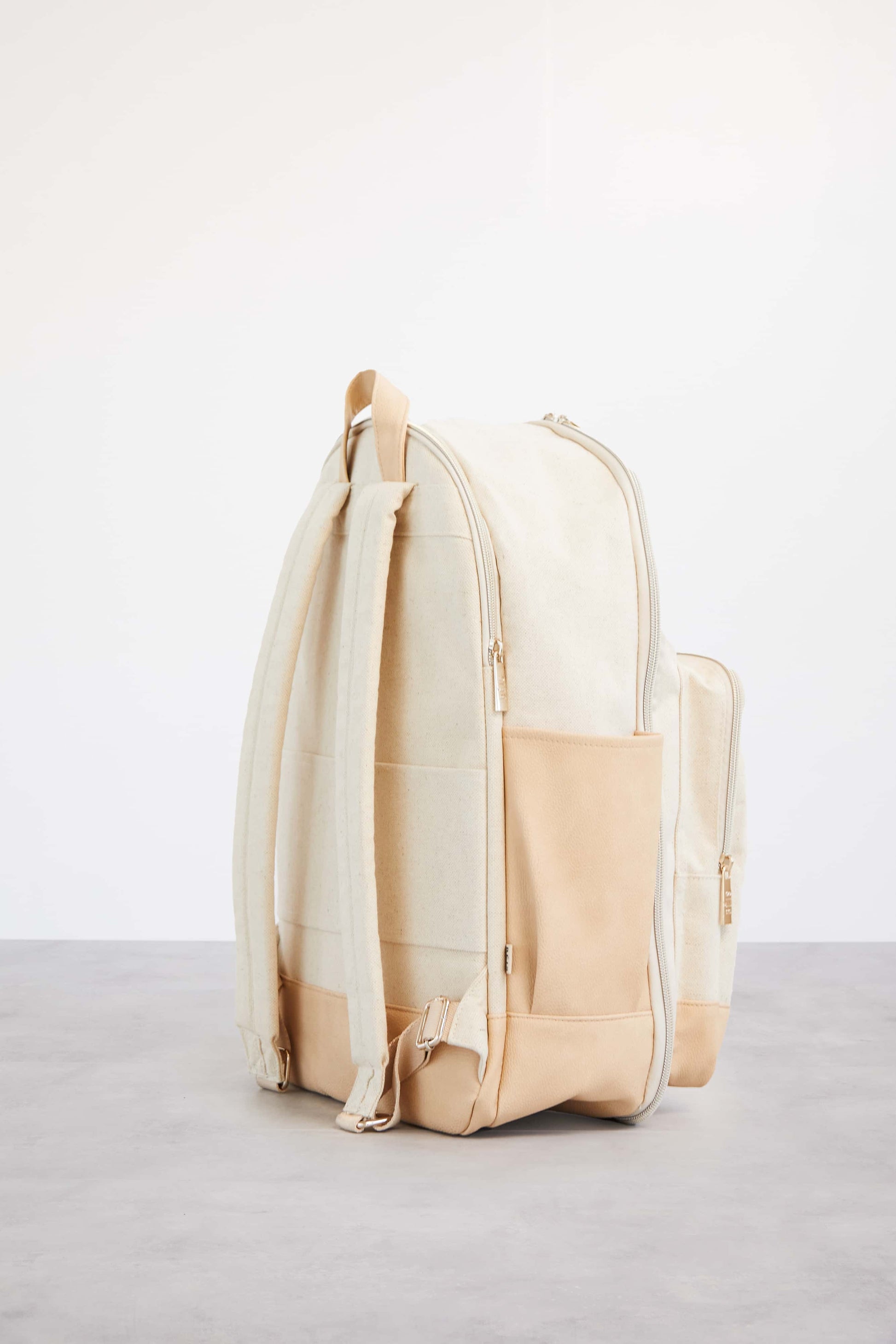 Backpack Beige Back Side