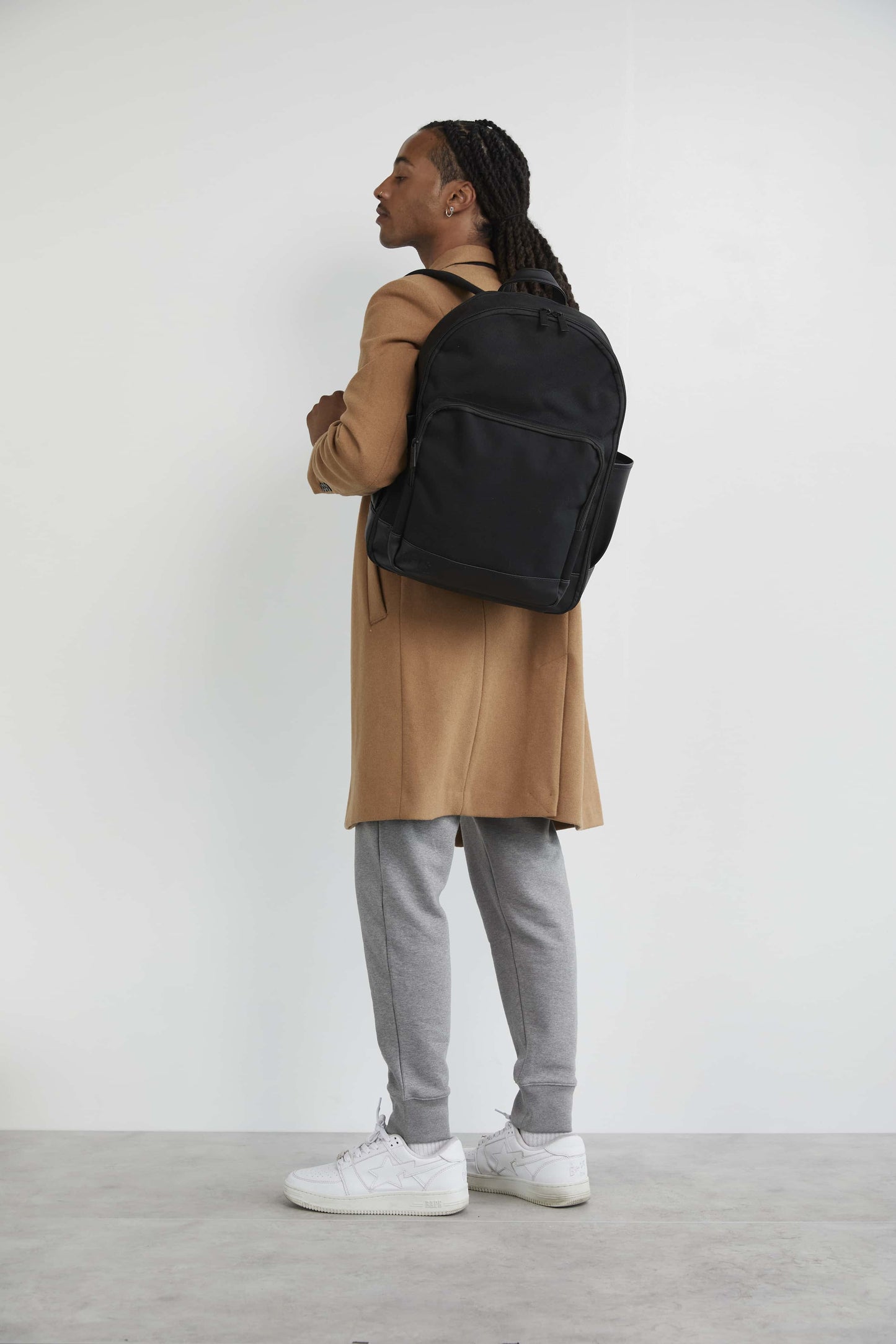 Backpack Black Front Model