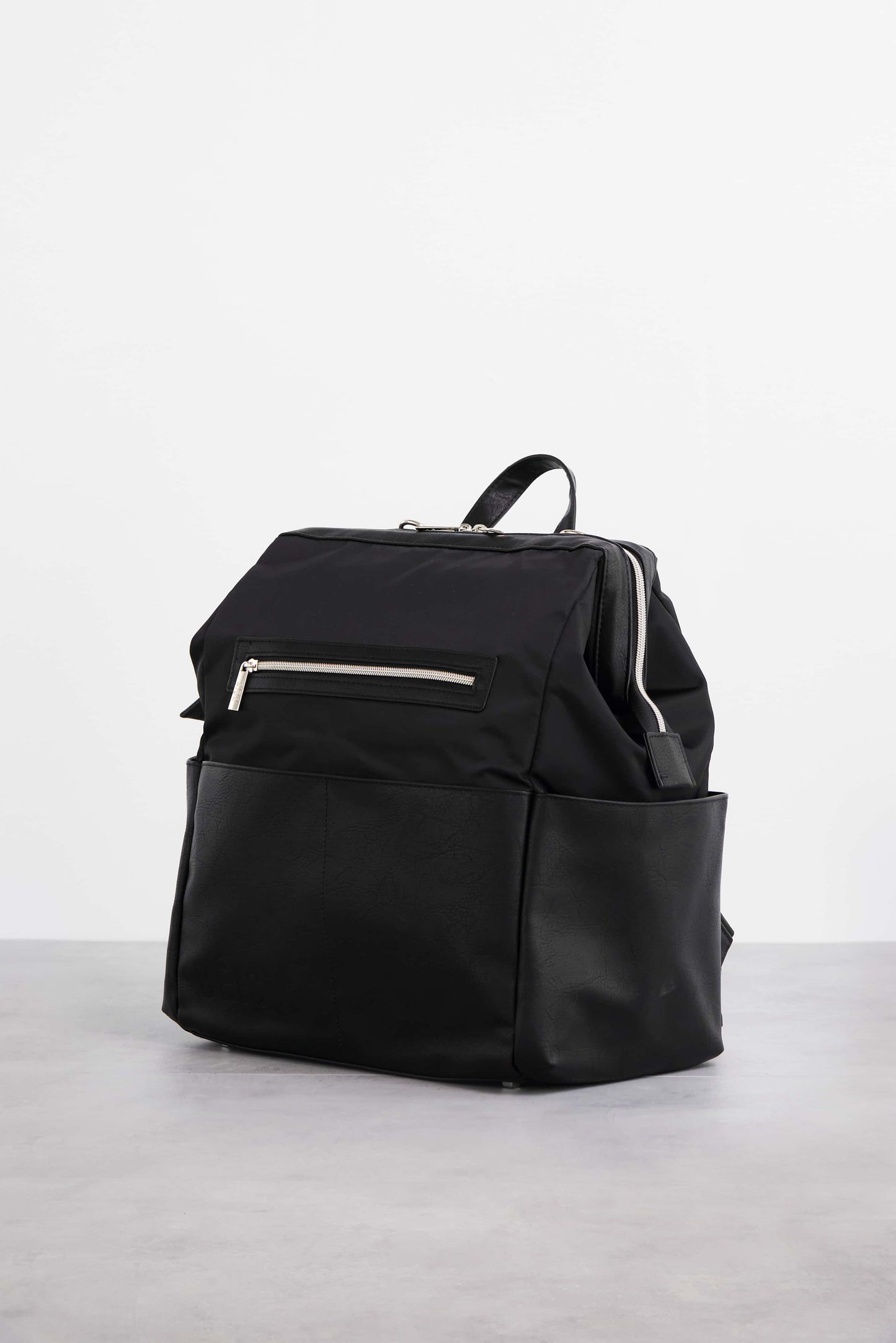 Backpack Diaper Bag Black Front