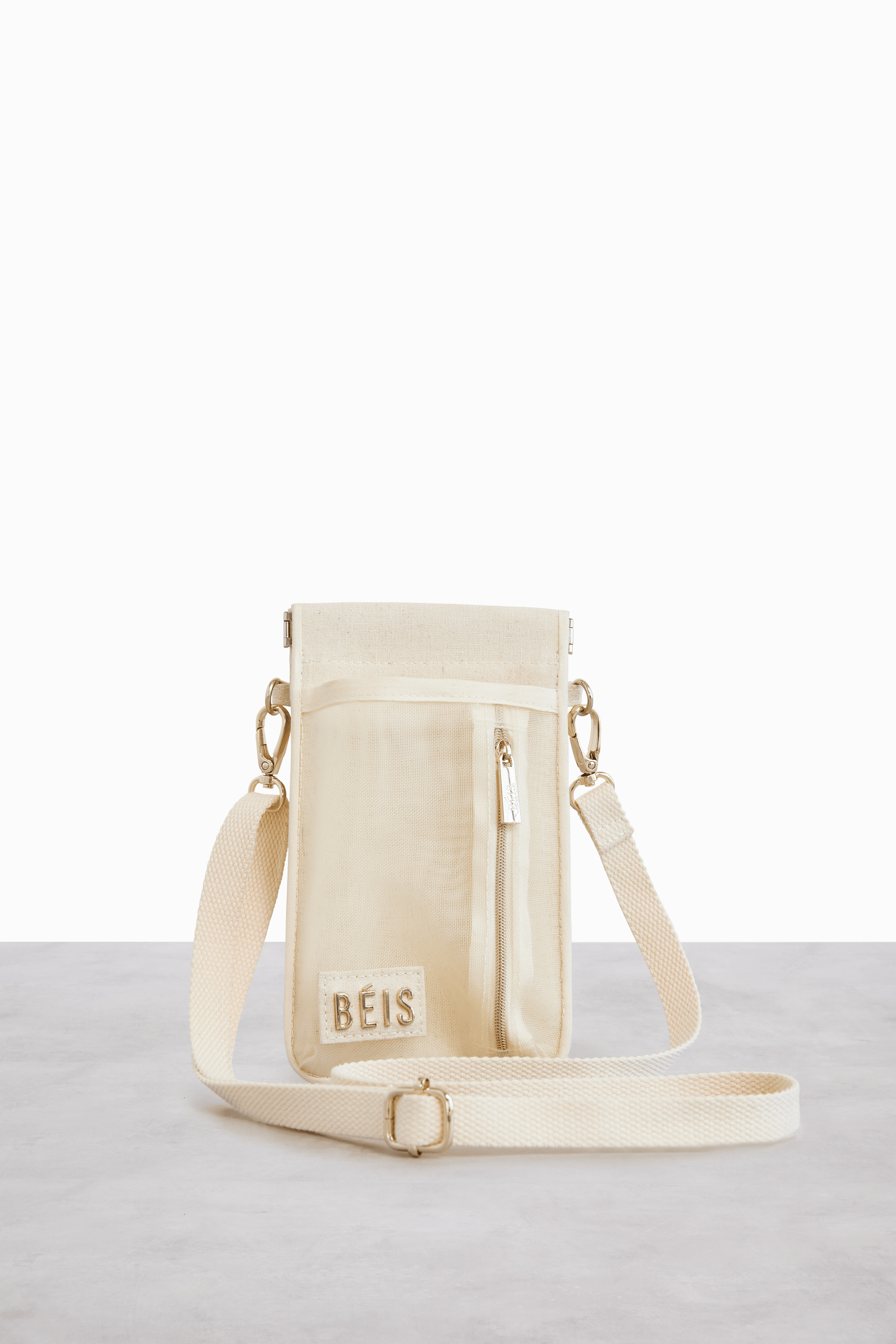 Beige pouch bag hotsell