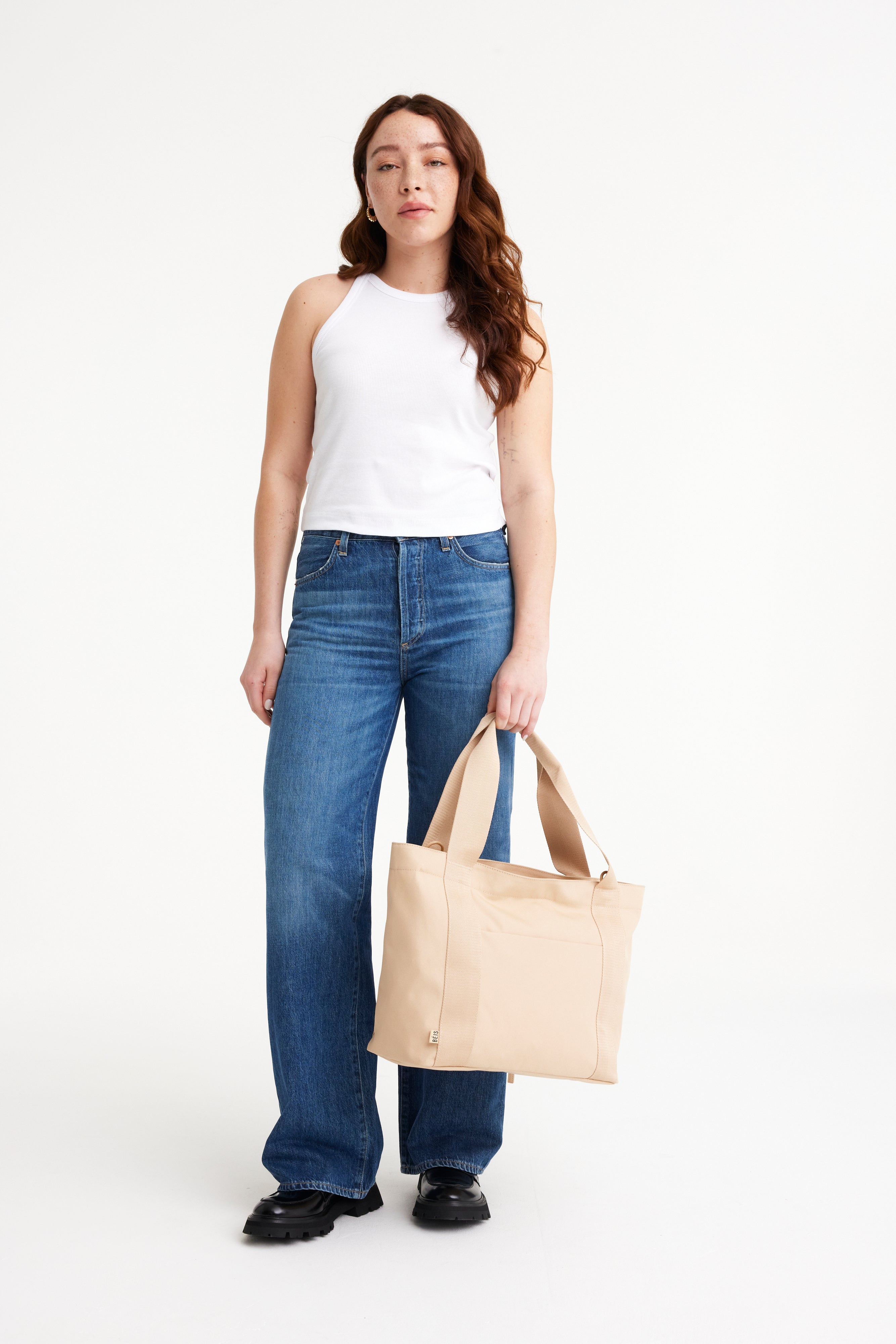 The BEISics Tote in Beige