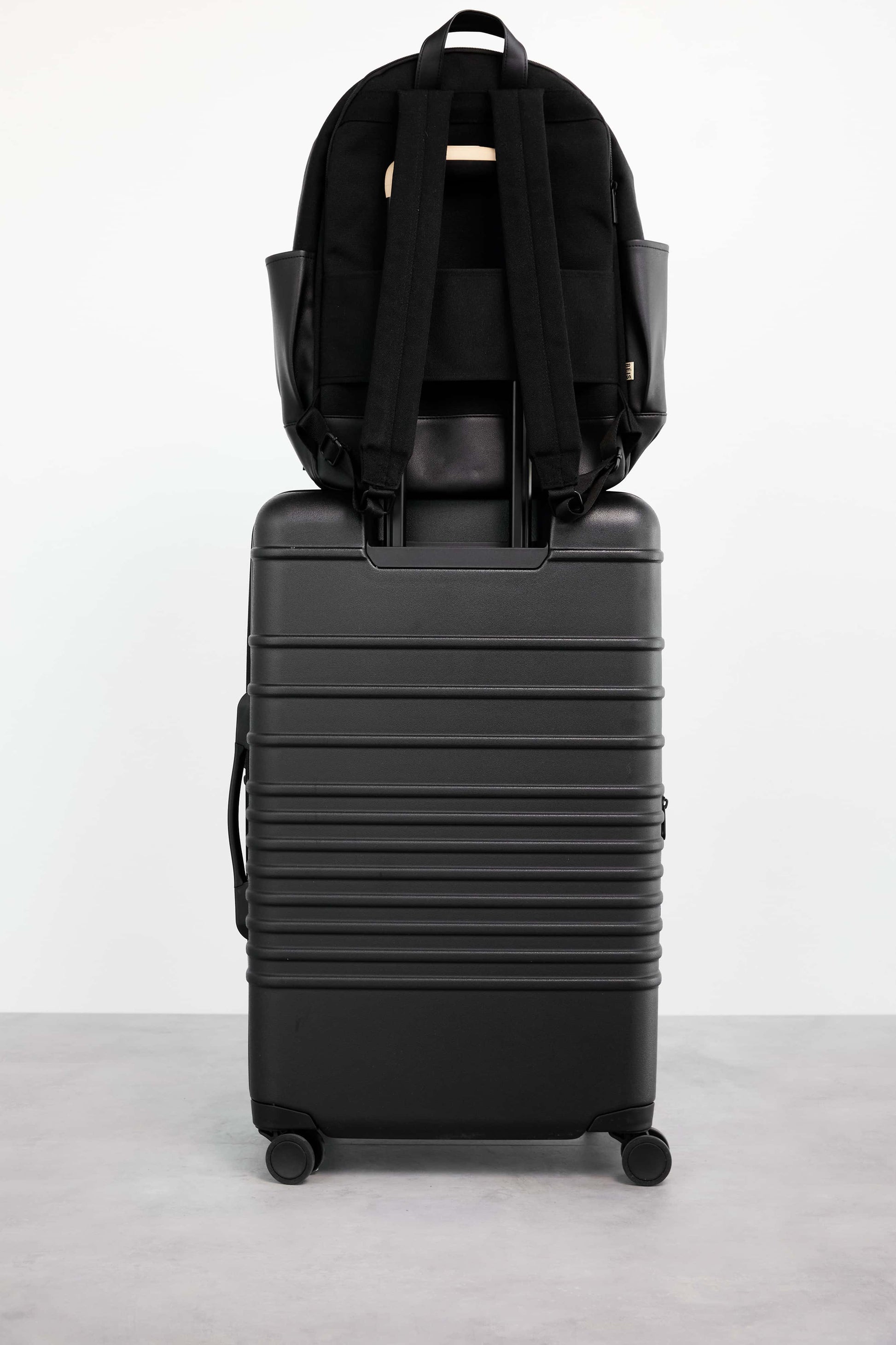 Backpack Black Back Trolley Sleeve