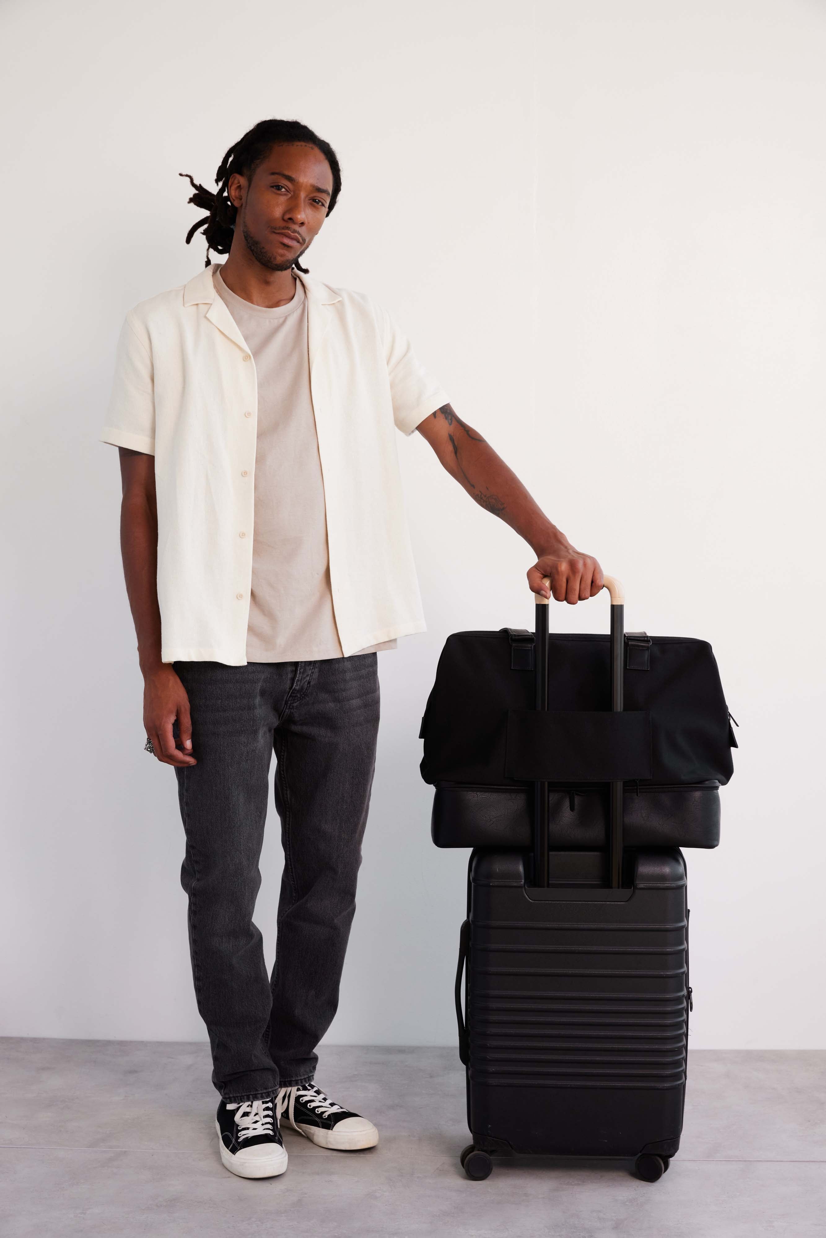 BÉIS 'The Survival Sling' in Black - Travel Sling Bag & Designer Sling Bag