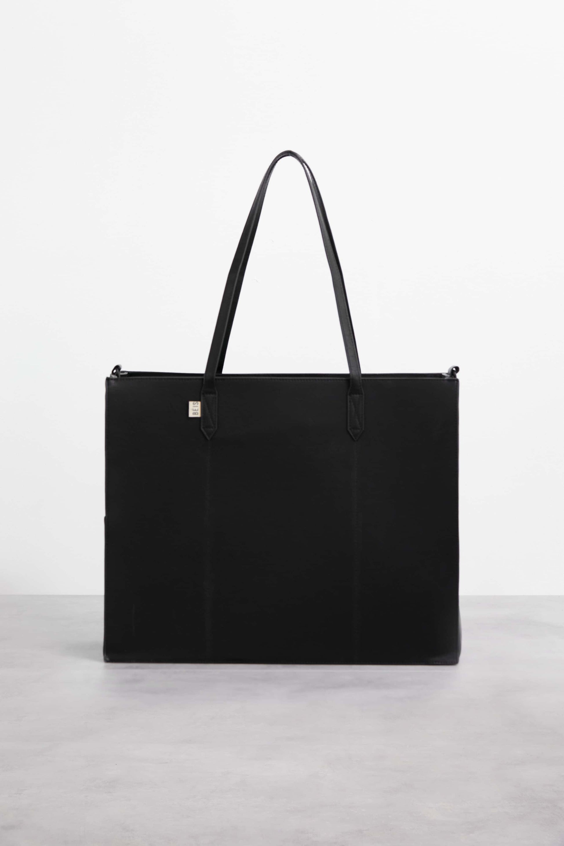 Work Tote Black Front
