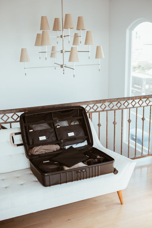 7pcs/set Polyester Travel Storage Bag, Minimalist Slogan Graphic Luggage  Packing Organizer For Travel Accessory