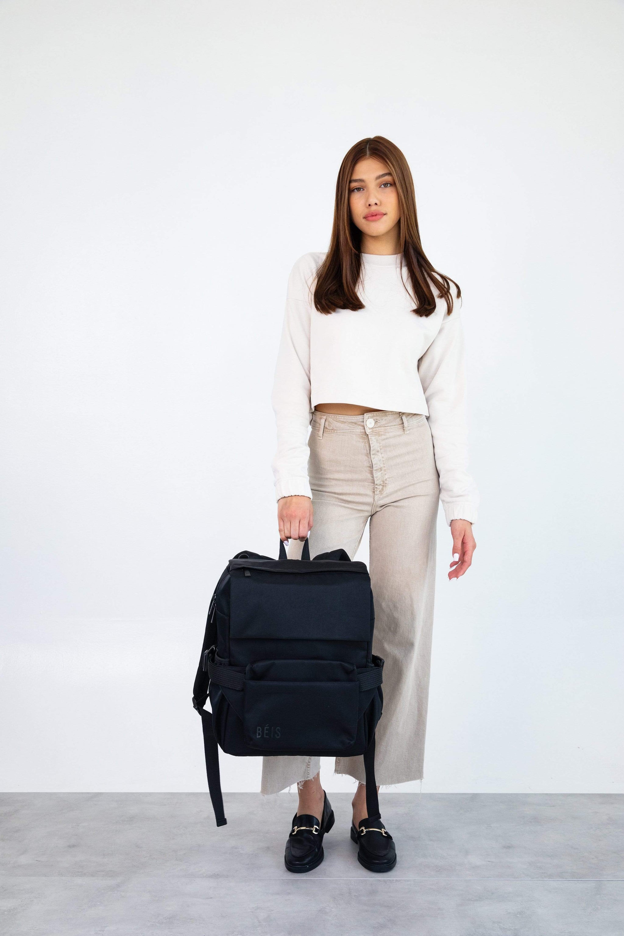 BÉIS 'The Ultimate Diaper Backpack' in Black Diaper Bag Backpack